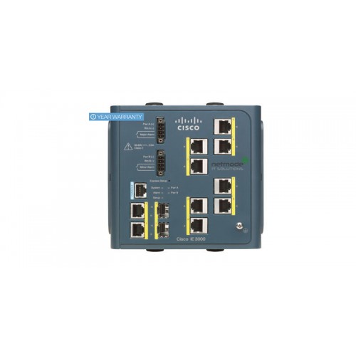 Cisco Industrial Ethernet 3000 Switch, 8 Ports, L2
