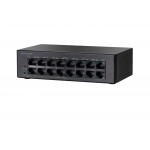 Cisco SF110D-16HP Unmanaged Small Business Switch, 16 Port 10/100 PoE