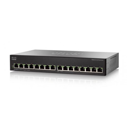 Cisco SG110-16 commutateur non géré pour petites entreprises, 16 ports Gigabit