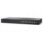 Cisco (SG350-20-K9-NA) Small Business SG350-20 Managed Switch, 16 Gigabit with 2 Gigabit SFP Combo & 2 SFP Ports