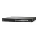 Cisco SG350X-24MP Stackable Managed Switch, 24 Gigabit PoE+ with 2 10Gig/10Gig SFP+ Combo and 2 SFP+ Ports, 382w PoE