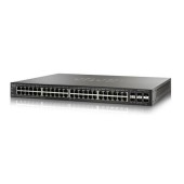 Cisco SG350X-48MP Stackable Managed Switch, 48 Gigabit PoE+ with 2 10Gig/10Gig SFP+ Combo and 2 SFP+ Ports, 740w PoE