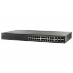 Cisco SG500X-24 Stackable Managed Switch, 24 Gigabit and 4 10Gig Ethernet SFP+ Ports