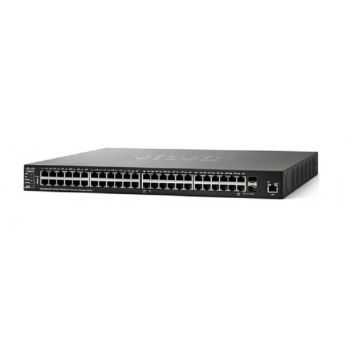 Cisco SG550X-48 Stackable Managed Switch, 48 Gigabit and 4 10Gig Ethernet Ports