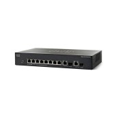 Cisco Small Business SF352-08P Managed Switch, 8 10/100 and 2 Gigabit SFP Combo Ports, 62w PoE