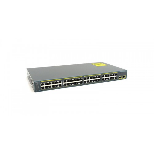 Cisco (WS-C2960+48PST-S) Catalyst 2960-Plus Network Switch