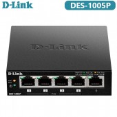 D-Link DES-1005P 5-Port 10/100 Switch with 4 PoE Ports