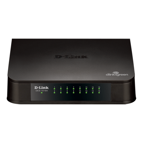 D-Link (DES-1016A) 16-port 10/100 Switch