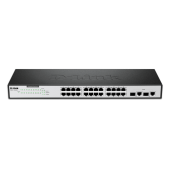 D-Link (DES-1026G) 24-Port Fast Ethernet Unmanaged Rackmount Switch with 2 Gigabit Ports
