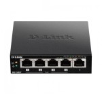 D-Link DGS-1005P 5-Port Gigabit Desktop Switch with 4 PoE ports
