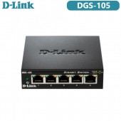 D-Link DGS‑105 5‑Port Gigabit Unmanaged Desktop Switch