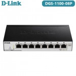 D-Link (DGS-1100-08P) 8-Port Gigabit PoE Smart Managed Switch