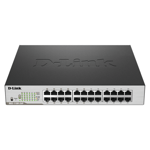 D-Link (DGS-1100-24P) 24-Port PoE Gigabit Smart Managed Switch