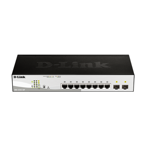 D-Link DGS-1210-10P/E 10-Port Gigabit Smart Managed PoE Switch