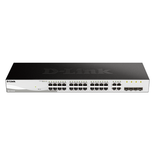 Commutateur administrable intelligent Gigabit D-Link DGS-1210-28, 28 ports