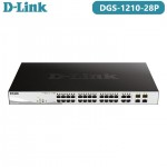 D-Link DGS-1210-28P 28-Port Gigabit Smart Managed PoE Switch