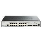 D-Link (DGS-1510-20) Gigabit Stackable Smart Managed Switch with 10G Uplinks