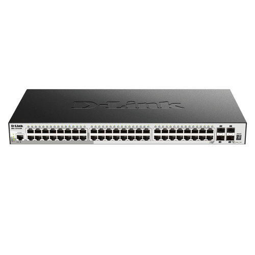 D-Link (DGS-1510-52X) Switch administrable intelligent empilable Gigabit avec liaisons montantes 10G