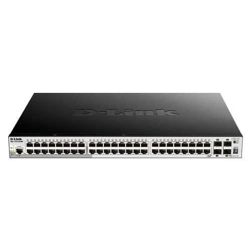D-Link (DGS-1510-52XMP) Switch administrable intelligent empilable Gigabit avec liaisons montantes 10G