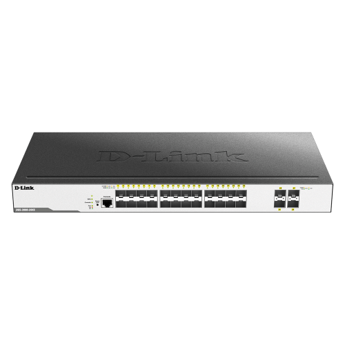 Commutateur Gigabit géré de couche 2 à 28 ports D-Link (DGS-3000-28XS)