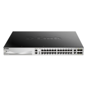 D-Link (DGS-3130-30PS) 30-Port Lite Layer 3 Stackable Managed PoE Switch