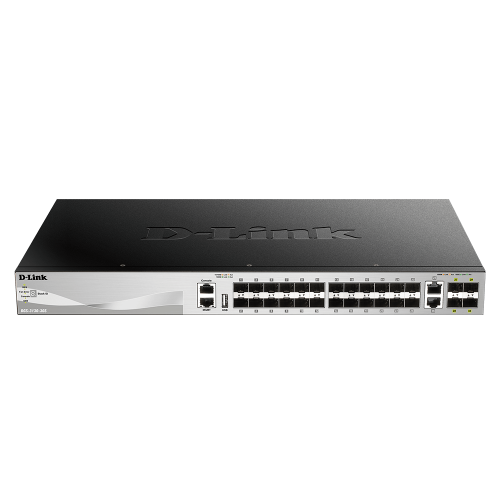 D-Link DGS-3130-30S 30-Port Lite Layer 3 محول مُدار قابل للتكديس