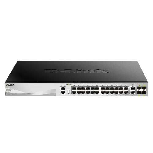 D-Link (DGS-3130-30TS) 30-Port Lite Layer 3 Stackable Managed Gigabit Switch