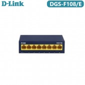 D-Link DGS-F108/E 8 Port 100/1000Mbps Unmanaged Switch