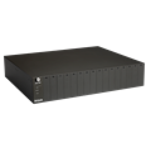 Châssis à 16 emplacements D-Link (DMC‑1000) pour convertisseurs de média série DMC