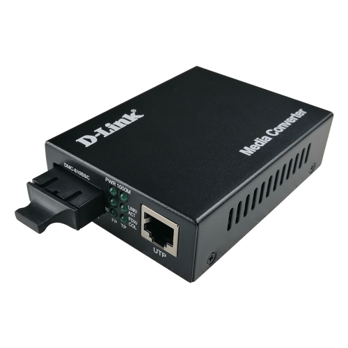 D-Link DMC-810SSC 1000BaseT to 1000BaseLX (SC) Singlemode Media Converter