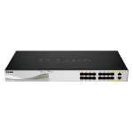 D-Link (DXS-1100-16SC) 14-port 10G SFP+ and 2-port 10GBASE-T/SFP+ combo port Smart Switch