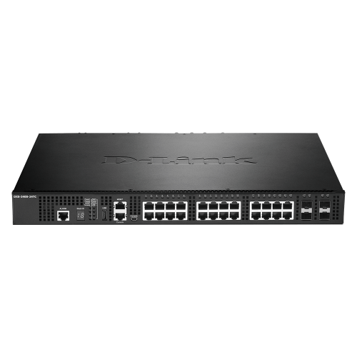 D-Link (DXS-3400-24TC) 24-Port Layer 3 Stackable 10 Gigabit Managed Switch