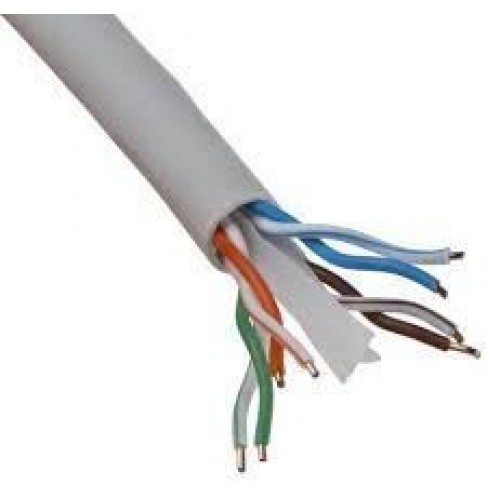 DCONNECT (UK) Cat6 Paire torsadée non blindée (UTP) 23 AWG câble PVC Gris – boîte de 305 m
