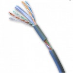 DCONNECT (UK) Cat6 Unshielded Twisted Pair (UTP) 23 AWG cable PVC Grey – 305m box – ETL, approved