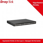 Draytek VigorSwitch P2540x 54-Port Layer 2+ Managed 10G PoE Switch