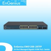 EnGenius EWS1200-28TFP 24-Port Managed Gigabit 410W PoE+ Switch