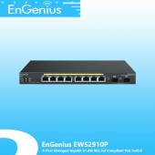 EnGenius EWS2910P 8-Port Managed Gigabit 61.6W 802.3af Compliant PoE Switch