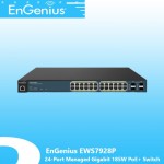 EnGenius EWS7928P 24-Port Managed Gigabit 185W PoE+ Switch