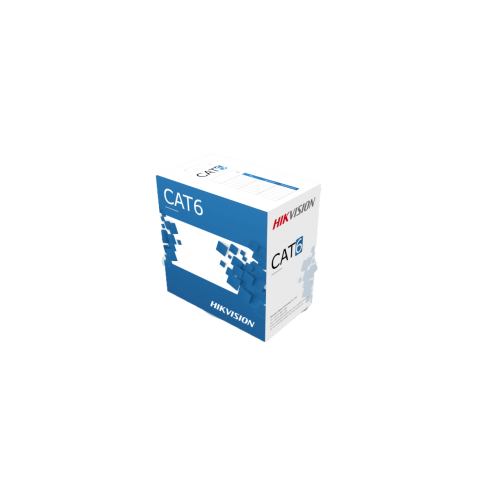 Hikvision (DS-1LN6-UE-W) Câble réseau UTP CAT6 305 m (cuivre massif, 0,53 mm, CM)