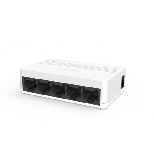Hikvision (DS-3E0105D-E) 5 Port Fast Ethernet Unmanaged Desktop Switch
