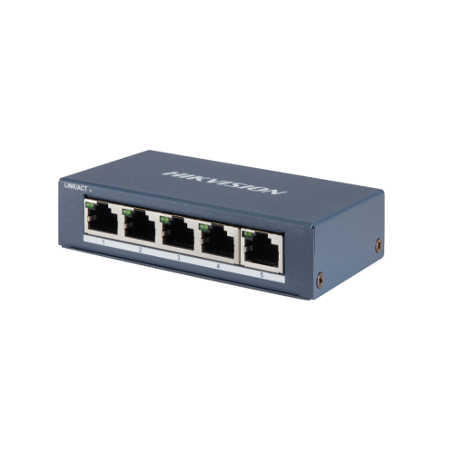 Hikvision (DS-3E0505-E) Commutateur non géré Gigabit 5 ports