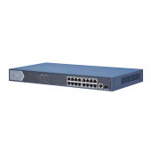 Hikvision (DS-3E0518P-E) 16 Port Gigabit Unmanaged POE Switch