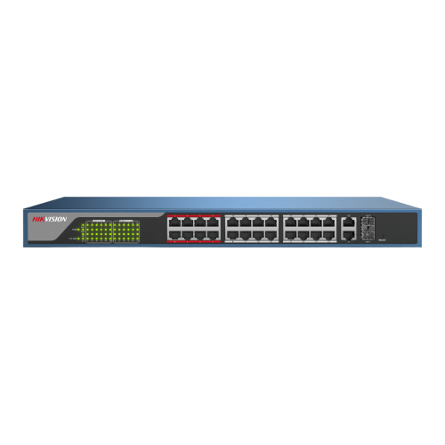 Hikvision (DS-3E1326P-E) Commutateur POE Web Fast Ethernet 24 ports
