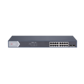 Hikvision (DS-3E1518P-E) 16 Port Gigabit Web POE Switch