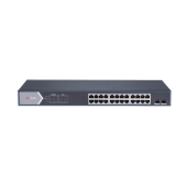 Hikvision (DS-3E1526P-E) 24 Port Gigabit Web POE Switch
