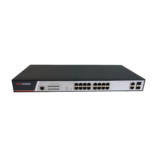 Hikvision (DS-3E2318P) Commutateur POE entièrement géré Fast Ethernet 16 ports