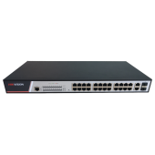 Hikvision (DS-3E2326P) 24 Port Fast Ethernet Full Managed POE Switch