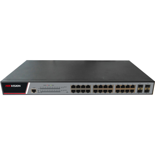 Hikvision (DS-3E2528P) Commutateur POE entièrement géré Gigabit 24 ports