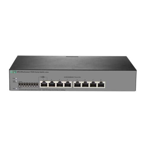 HP OfficeConnect 1920S 8G 8 ports Managed rack mountable switch