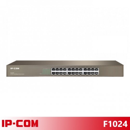 IP-COM F1024 24 منفذًا، 10/100 متر، محول غير قابل للإدارة